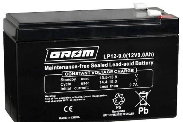 Ogłoszenie - Akumulator 12V 9Ah GROM LP12-9.0 - Częstochowa - 79,00 zł