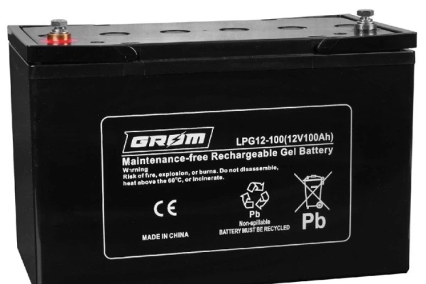 Ogłoszenie - Akumulator żelowy 12V 100Ah GROM LPG12-100 - Częstochowa - 750,00 zł