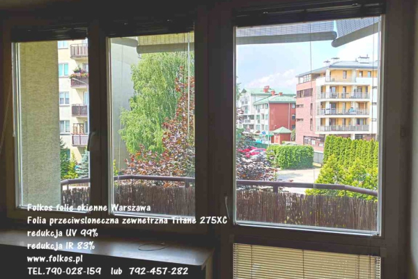 Ogłoszenie - Folia Silver 35 Xtra SR- Folie przeciwsłoneczne zewnetrzne Warszawa - Folia z filtrem UV i IR -Usługa Oklejania - Białołęka - 187,00 zł