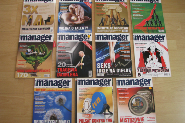 Ogłoszenie - Manager Magazin – miesięcznik 2005r, 2006r, 2007r, 2008r, 2009r - Kraków - 12,00 zł