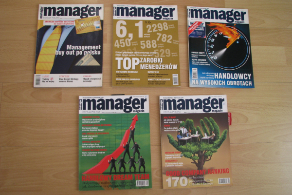 Ogłoszenie - Manager Magazin – miesięcznik 2005r, 2006r, 2007r, 2008r, 2009r - Kraków - 12,00 zł