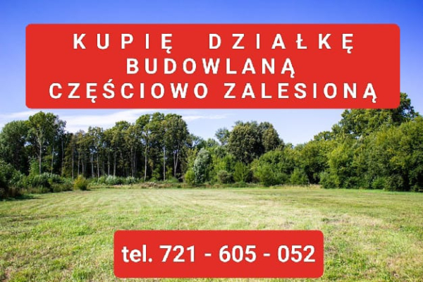 Ogłoszenie - Kupię Działkę budowlaną/rolną Brodnica Grudziądz Wąbrzeżno - Brodnica