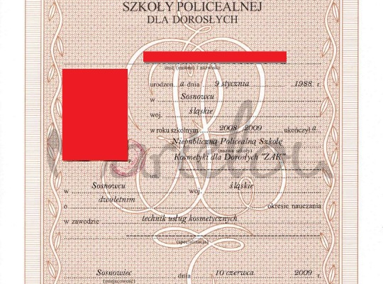 Ogłoszenie - Gdzie kupić świadectwo ukończenia szkoły średniej z wpisem Forum Gdzie można kupić świadectwo ukończenia szkoły średniej - Gdańsk - 950,00 zł