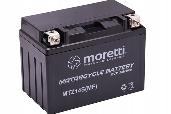 Ogłoszenie - Akumulator 11,2Ah 230A motocyklowy Moretti YTZ14S 12V EN L+ Olsztyn Kętrzyńskiego 8 668x648x053 - Olsztyn - 129,00 zł