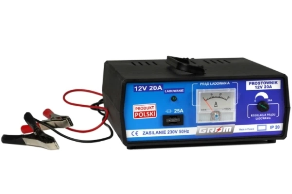 Ogłoszenie - Prostownik z regulacją ładowania 12V 20A Grom - Częstochowa - 290,00 zł