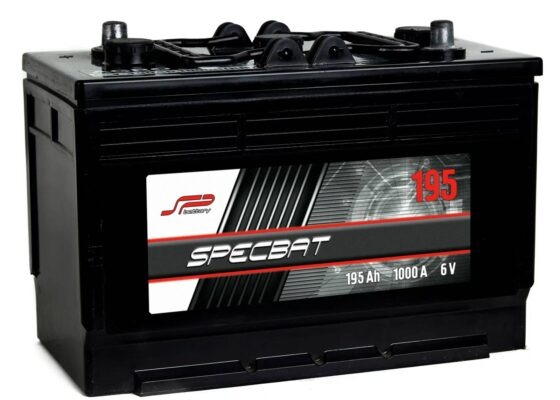 Ogłoszenie - Akumulator Agro 6V 195Ah 1000A EN lewy plus Specbat - Gdańsk - 295,00 zł