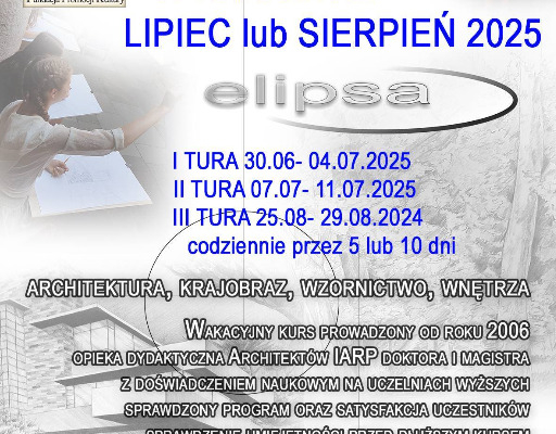 Ogłoszenie - Wakacyjny kurs rysunku Elipsa 2025 - Kraków - 500,00 zł