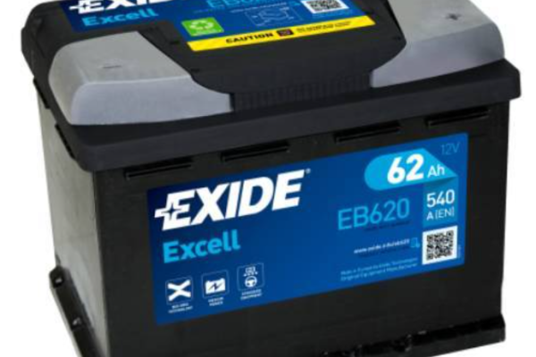 Ogłoszenie - Akumulator 62Ah 540A EN Exide Excell EB620 Prawy plus - Kościerzyna - 315,00 zł