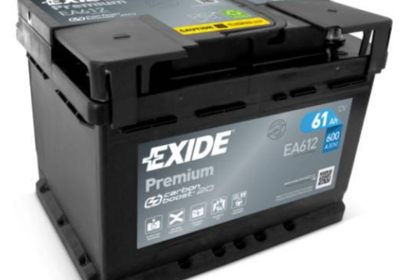 Ogłoszenie - Akumulator 61Ah 600A Exide Premium EA612 Prawy plus - Kościerzyna - 319,00 zł