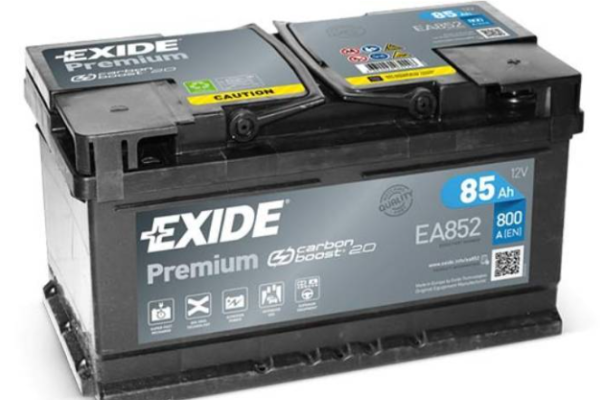 Ogłoszenie - Akumulator 85Ah 800A Exide Premium EA852 Prawy plus - Kościerzyna - 429,00 zł
