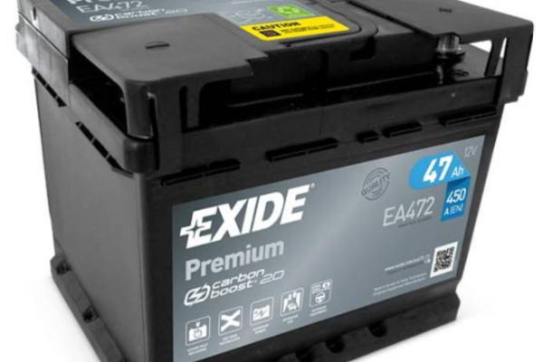 Ogłoszenie - Akumulator 47Ah 450A Exide Premium EA472 Prawy plus - Kościerzyna - 278,00 zł