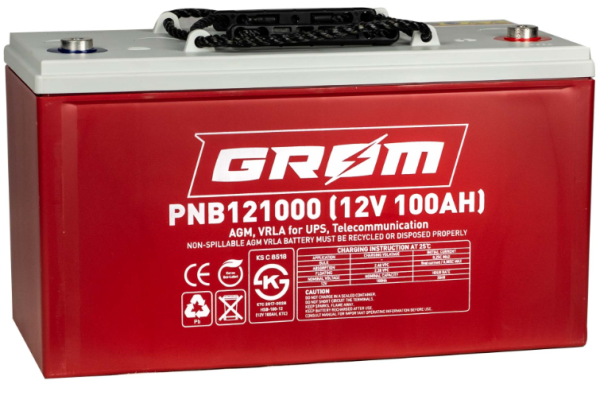 Ogłoszenie - Akumulator GROM AGM PNB121000 12V 100Ah - Gdynia - 750,00 zł