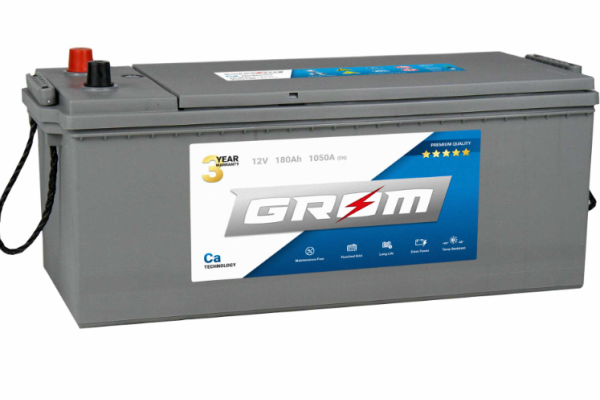 Ogłoszenie - Akumulator GROM Premium 180Ah 1050A EN LEWY PLUS - Gdynia - 900,00 zł