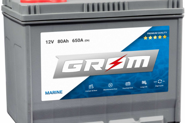 Ogłoszenie - Akumulator GROM MARINE 80Ah 650A M31-DC - Gdynia - 430,00 zł