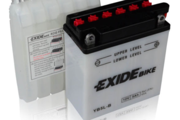 Ogłoszenie - Akumulator motocyklowy EXIDE EB5L-B YB5L-B 12V 5Ah 65A EN P+ - Gdynia - 74,00 zł