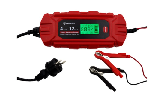 Ogłoszenie - Automatyczna ładowarka mikroprocesorowa Enerblock 12V 4A AGM GEL EFB - Kościerzyna - 169,00 zł