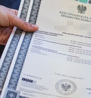 Ogłoszenie - Świadectwo szkolne z wpisem, matura z wpisem! Legalna matura z wpisem do CKE i OKE, Świadectwo ukończenia szkoły średnie - Mazowieckie - 800,00 zł