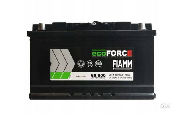Ogłoszenie - Akumulator 80AH Fiamm ECOFORCE AGM - Piotrków Trybunalski - 900,00 zł