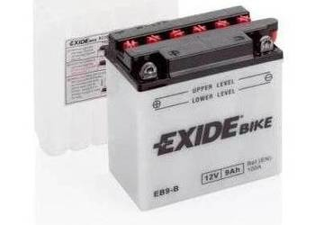 Ogłoszenie - Akumulator motocyklowy EXIDE EB9-B YB9-B 12V 9Ah 100A EN L+ - Zgierz - 120,00 zł