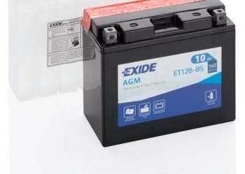 Ogłoszenie - Akumulator motocyklowy EXIDE ET12B-BS YT12B-BS 12V 10Ah 160A - Zgierz - 180,00 zł