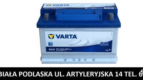 Ogłoszenie - Akumulator 72Ah 680A VARTA Blue Dynamic E43 - Biała Podlaska - 400,00 zł