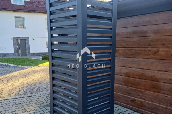 Ogłoszenie - Osłona pompy ciepła 70x50x200 cm antracyt Zabudowa NB413 - Mińsk Mazowiecki - 2 390,00 zł