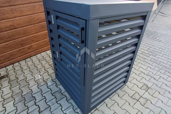Ogłoszenie - Osłona pompy ciepła 70x70x110 cm antracyt Zabudowa NB414 - Ciechanów - 2 450,00 zł