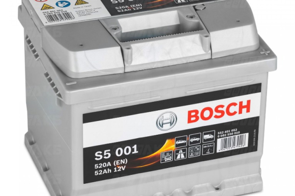 Ogłoszenie - Akumulator 52Ah 520A EN S5001 BOSCH PRAWY PLUS - DARMOWY DOWÓZ I WYMIANA - Bełchatów - 320,00 zł