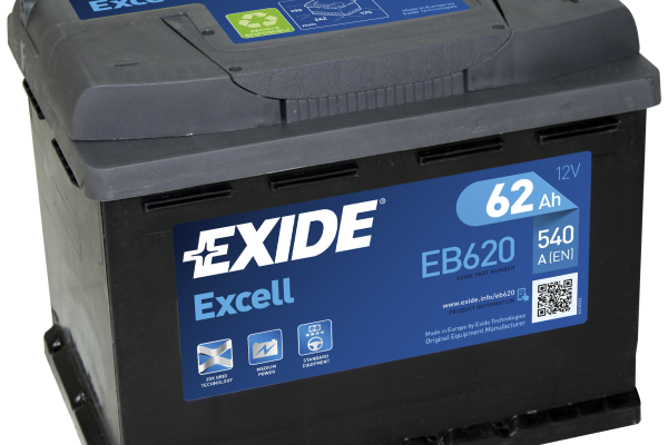 Ogłoszenie - Akumulator 62Ah 540A EN Exide Excell - Zduńska Wola - 315,00 zł
