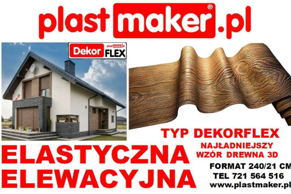 Ogłoszenie - NOWOŚĆ - Elastyczna luksusowa elastyczna deska MEGA FORMAT/  4,5 długości i 29 cm szer. Imitacja drewna - 33,00 zł