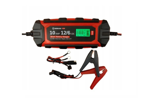 Ogłoszenie - Automatyczna ładowarka mikroprocesorowa Enerblock 12V 10A AG - Radom - 319,00 zł