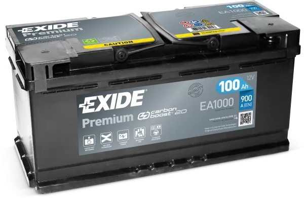 Ogłoszenie - Akumulator 100Ah 900A EN  Exide Premium PRAWY PLUS - Piotrków Trybunalski - 495,00 zł