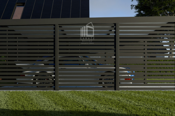 Ogłoszenie - CarPort PREMIUM - Wiata samochodowa 6x5,7 Antracyt Zabudowa - ID951 - Łowicz - 27 700,00 zł