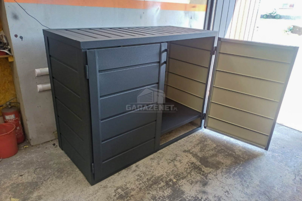 Ogłoszenie - Box rowerowy - Schowek na rower wózek 180x100  antracyt NB431 - Bełchatów - 3 990,00 zł