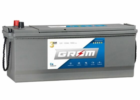 Ogłoszenie - Akumulator 135Ah 950A ze stopką LEWY PLUS Grom - Gdańsk - 750,00 zł