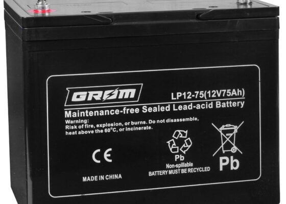 Ogłoszenie - Akumulator 12V 75Ah LP12-75 Grom - Gdańsk - 550,00 zł