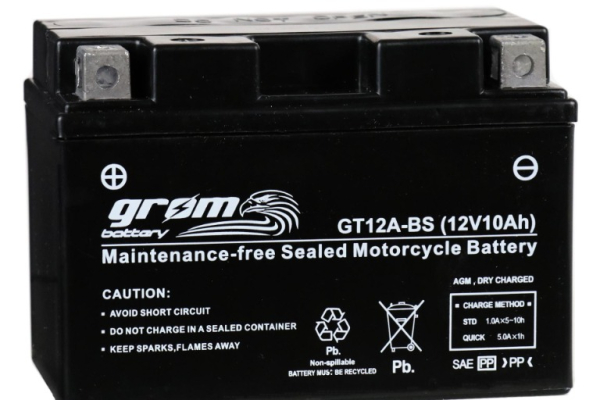 Ogłoszenie - Akumulator 10Ah 180A motocyklowy GROM GT12A-BS YT12A-BS 12V L+ Olsztyn Kętrzyńskiego 8 668x648x053 - Olsztyn - 185,00 zł