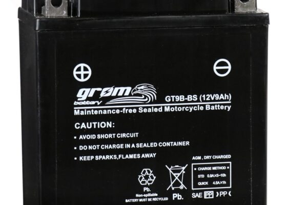 Ogłoszenie - Akumulator GT9B-BS YT9B 12V 9Ah 120A L+ Grom - Gdańsk - 140,00 zł