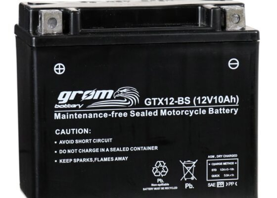 Ogłoszenie - Akumulator GTX12-BS YTX12-BS 12V 10Ah 180A L+ Grom - Gdańsk - 175,00 zł