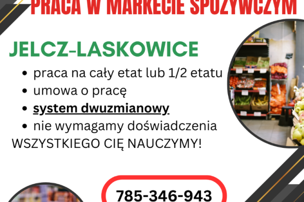 Ogłoszenie - Praca w markecie, Dino Polska S.A., Jelcz-Laskowice - Wrocław