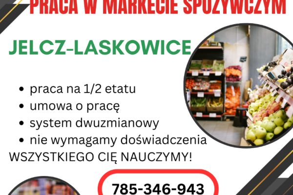 Ogłoszenie - Praca w markecie, Dino Polska S.A., Jelcz-Laskowice 1/2 etatu - Wrocław