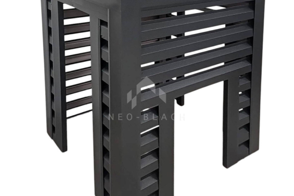 Ogłoszenie - Osłona klimatyzatora - pompy ciepła 100x60x120 cm antracyt - niepełna zabudowa NB344 - Jarocin - 2 350,00 zł
