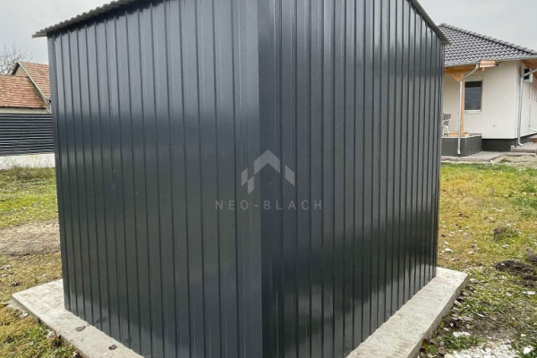 Ogłoszenie - Schowek - domek ogrodowy 2,5x2m - drzwi - okno - antracyt - dach dwuspadowy  NB437 - Szczecinek - 4 350,00 zł