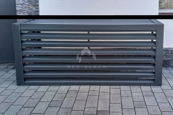 Ogłoszenie - Osłona Klimatyzatora 100x50x60cm Antracyt - Zabudowa Klimatyzacji  NB410 - Łańcut - 1 650,00 zł