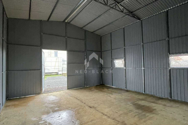 Ogłoszenie - Hala blaszana - Garaż blaszany 6x6m - Brama dwuskrzydłowa - 2x okno - drewnopodobny - dach dwuspadowy NB457 - Jelenia Góra - 18 650,00 zł