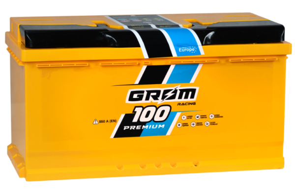 Ogłoszenie - Akumulator 100Ah 850A EN Grom Racing Prawy Plus - Toruń - 550,00 zł