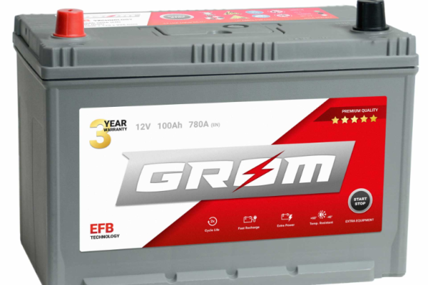 Ogłoszenie - Akumulator 100Ah 780A GROM EFB START&STOP JAPAN Lewy Plus DTR - Toruń - 650,00 zł