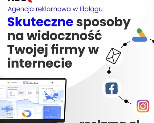 Ogłoszenie - Reclama.pl - Tworzenie i pozycjonowanie nowoczesnych stron internetowych - Elbląg