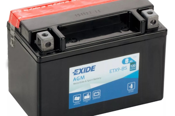 Ogłoszenie - Akumulator motocyklowy 12V 8Ah 120A EN L+ EXIDE ETX9-BS YTX9-BS - Gdańsk - 129,00 zł