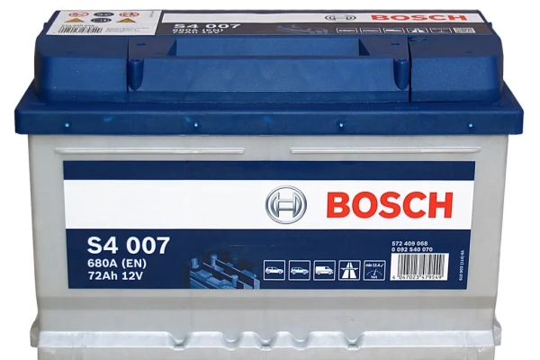 Ogłoszenie - Akumulator 72Ah 680A EN Bosch S4007 PRAWY PLUS - Gdańsk - 420,00 zł